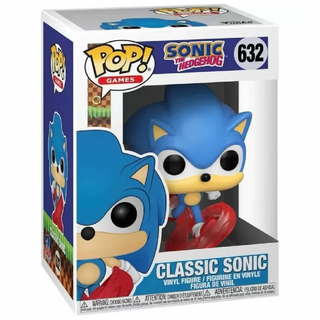 FUNKO UK LIMITED Funko Pop! Games - Sonic the Hedgehog - Classic Sonic (Running)* Friki Zone