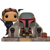 FUNKO UK LIMITED Funko Pop! Moment - Star Wars - Boba Fett y Fennec en el trono