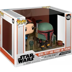 FUNKO UK LIMITED Funko Pop! Moment - Star Wars - Boba Fett y Fennec en el trono