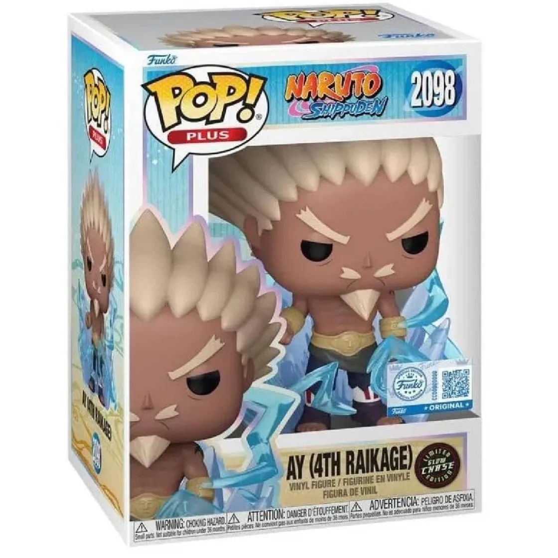 FUNKO POP! VINYL (EXC) Funko Pop! Plus - Naruto Shippuden - Ay (4th Raikage) con variante Chase* Friki Zone