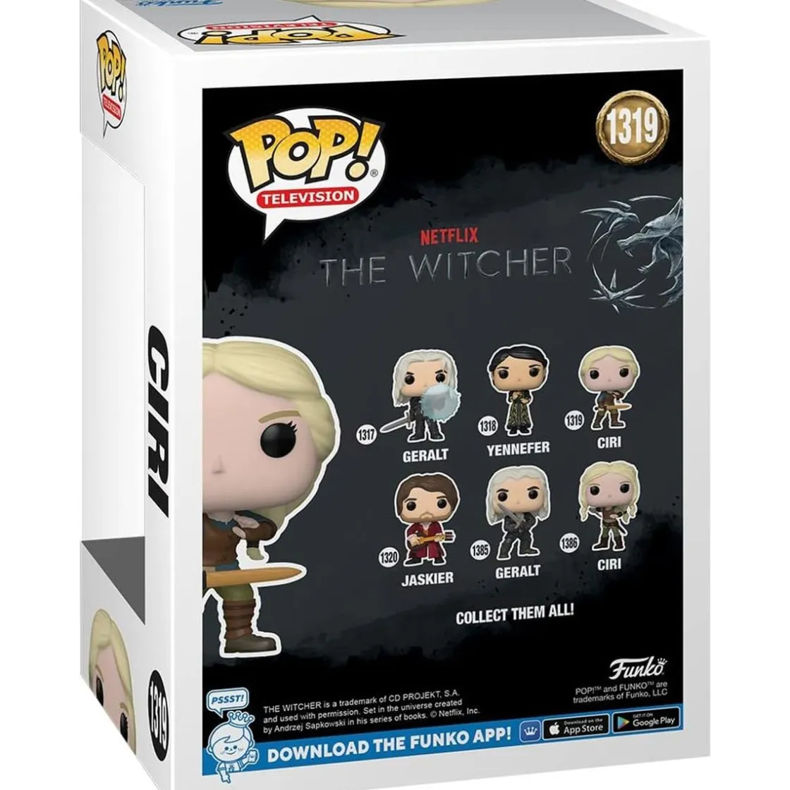 FUNKO UK LIMITED Funko Pop! Television - The Witcher - Ciri con espada* Friki Zone