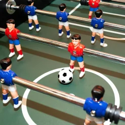 DEVESSPORT Futbolín Silver con jugadores de piernas abiertas