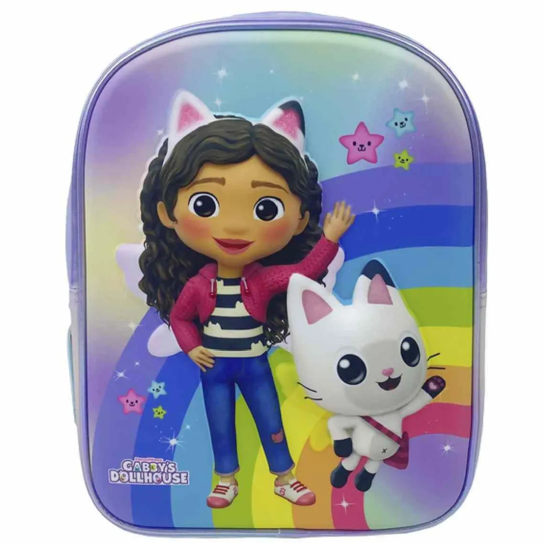 C Y P BRANDS Gabby's Dollhouse - Mochila 30 cm Eva 3D - Colección Up* Material Escolar