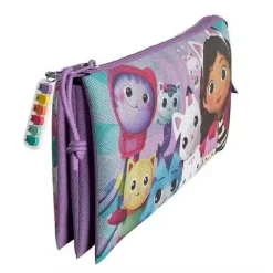 T-RACERS Gabby's Dollhouse - Portatodo triple* Material Escolar