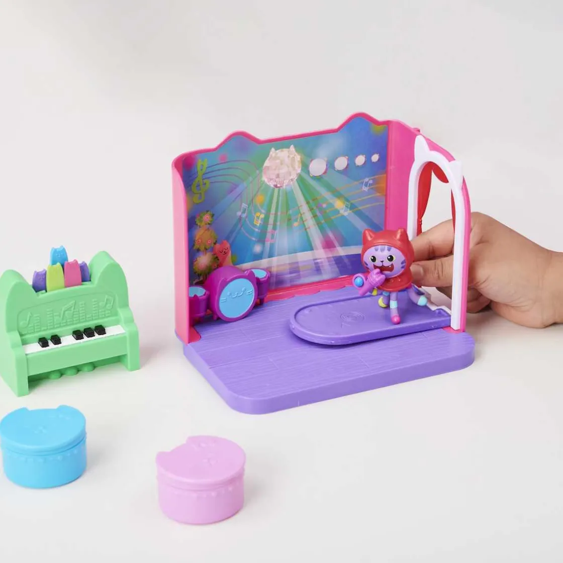 LACASA Gabby's Dollhouse - Sala de música de Catnip