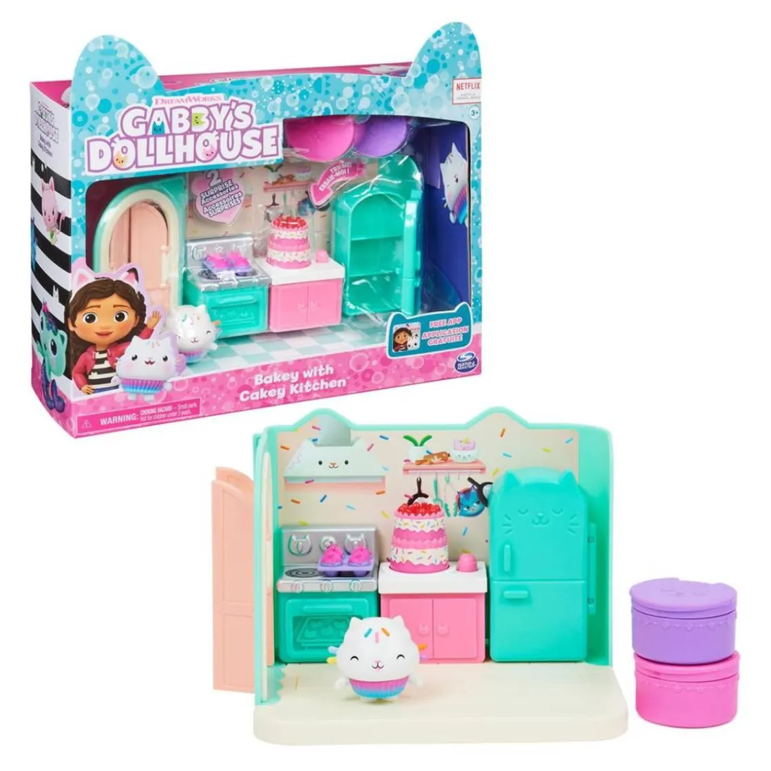 SPIN MASTER Gabby's Dollhouse - Cocinita de Muffin