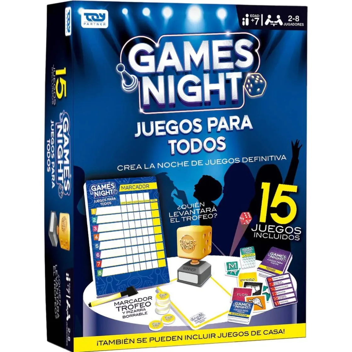 CHICCO Games night - Juego de mesa* Friki Zone|Juegos Y Puzzles