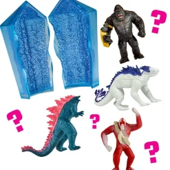 FAMOSA Giochi Preziosi - Figuras de Godzilla y Kong dentro de Capsulas de Cristal (Varios modelos) ㅤ