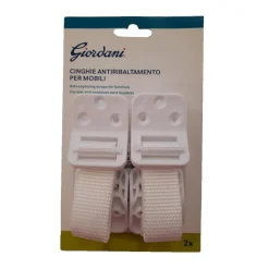 GIORDANI - Pack 2 Correas Antivuelco para Muebles* Seguridad·Accesorios Y Seguridad