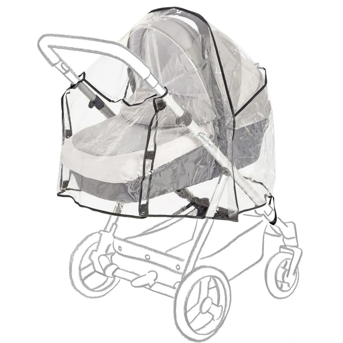 GIORDANI - Protector de lluvia para el carrito de bebé* Sillas De Paseo Y Accesorios·Accesorios