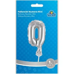 TOYS "R" US Globo aluminio plateado número 0