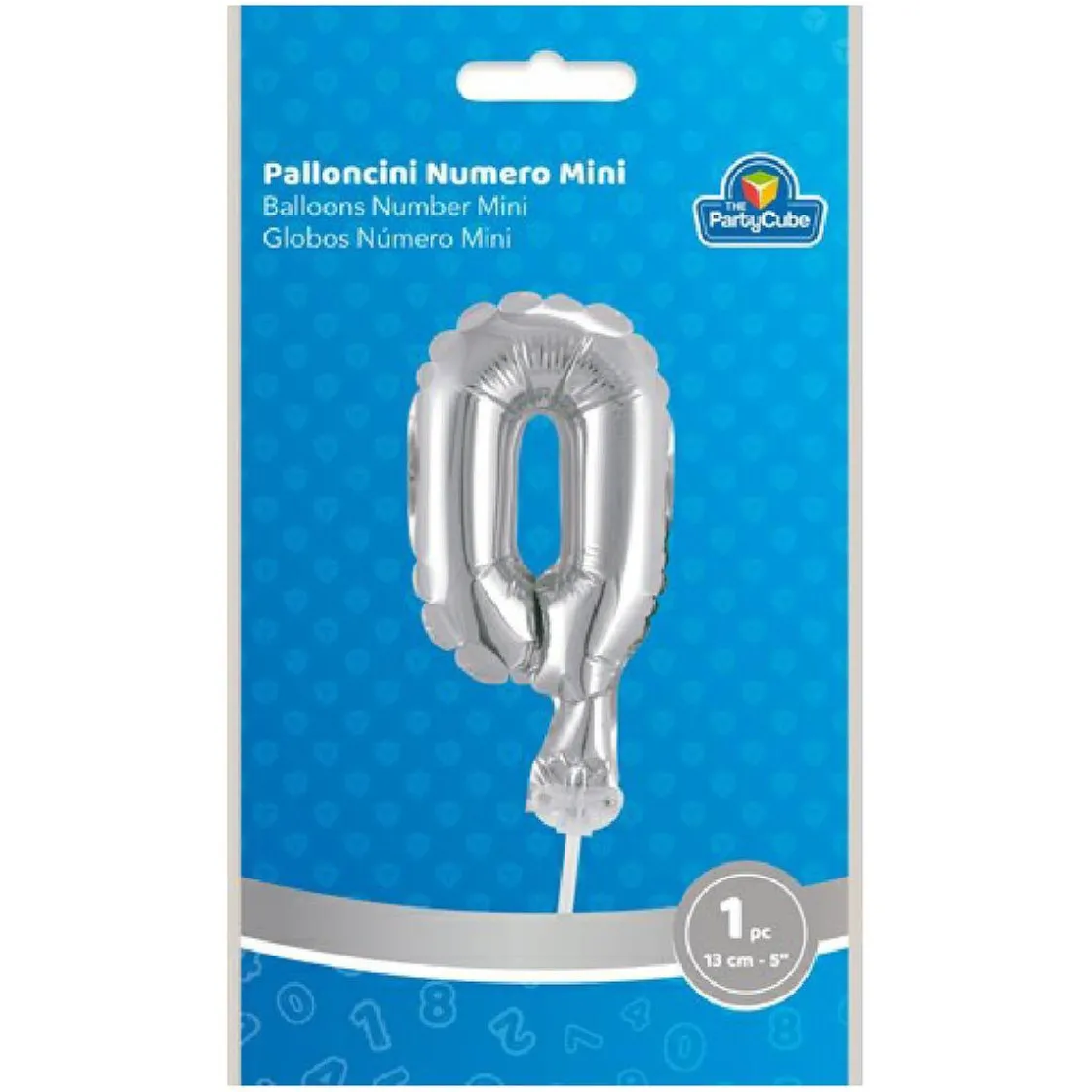 TOYS "R" US Globo aluminio plateado número 0