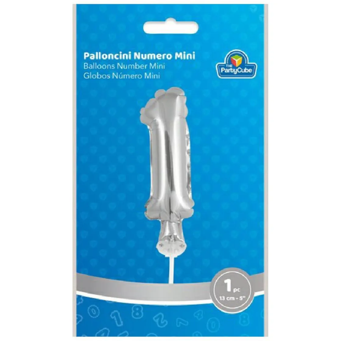 TOYS "R" US Globo aluminio plateado número 1* Artículos De Fiesta Y Regalos