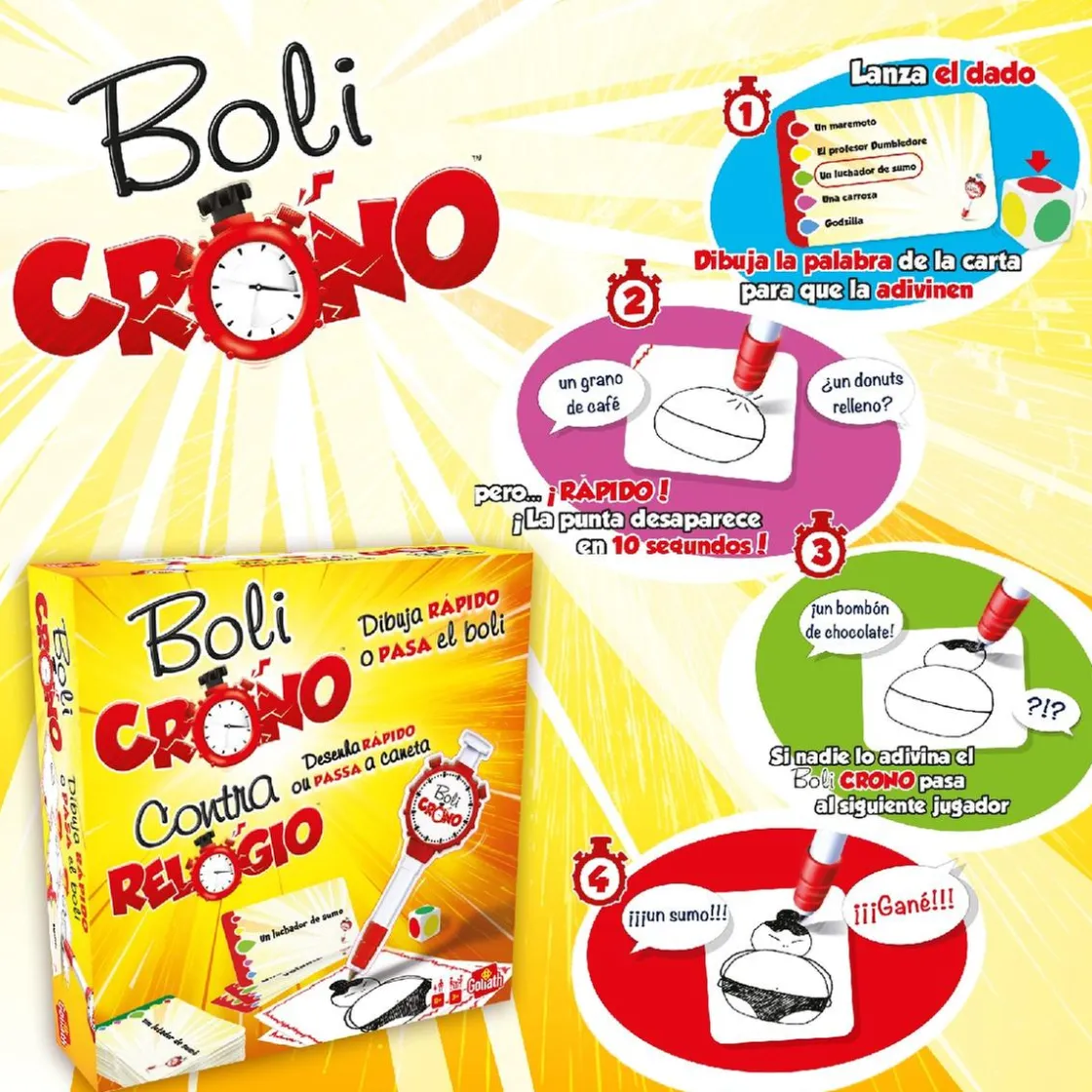 EPOCH PARA IMAGINAR S.L. Goliath - Boli Crono ㅤ* Friki Zone|Juegos Y Puzzles