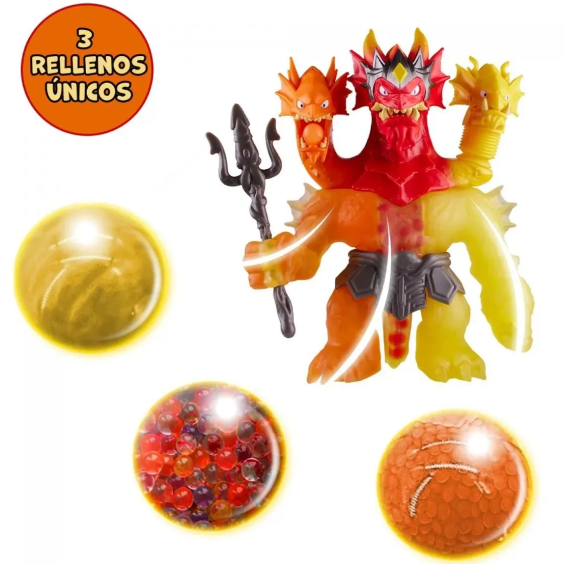 BANDAI Goo Jit Zu - King Hydra Lava Fury* Figuras De Acción