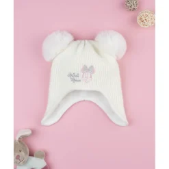 Prenatal Gorro crema para niña con Minnie* Calzado Y Accesorios·Accesorios Y Complementos