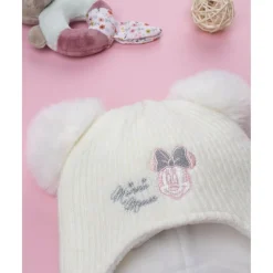 Prenatal Gorro crema para niña con Minnie* Calzado Y Accesorios·Accesorios Y Complementos