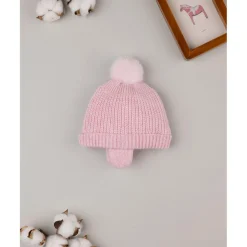Prenatal Gorro de lana con pompón