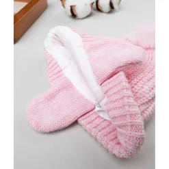 Prenatal Gorro de lana con pompón