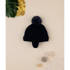 Prenatal Gorro de lana con pompón de pelo* Primeras Salidas·Gorros, Viseras Y Manoplas|Recién Nacido·Primeras Salidas