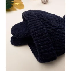 Prenatal Gorro de lana con pompón de pelo* Primeras Salidas·Gorros, Viseras Y Manoplas|Recién Nacido·Primeras Salidas