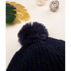 Prenatal Gorro de lana con pompón de pelo* Primeras Salidas·Gorros, Viseras Y Manoplas|Recién Nacido·Primeras Salidas