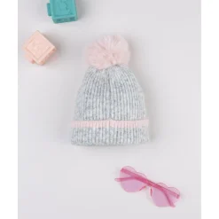 Prenatal Gorro de punto con pompón Minnie para niña
