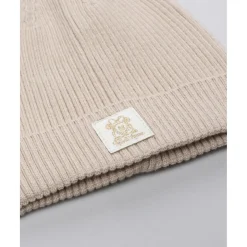 Prenatal Gorro niña beige de canalé con Minnie