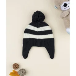 Prenatal Gorro peruano niño blanco/azul "oso"* Calzado Y Accesorios·Accesorios Y Complementos