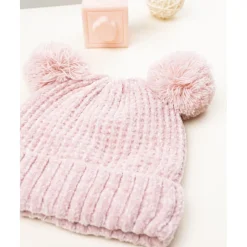 Prenatal Gorro rosa con pompón y lentejuelas para niña* Calzado Y Accesorios·Accesorios Y Complementos