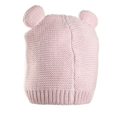 Prenatal Gorro tricot rosa con orejitas para recién nacida