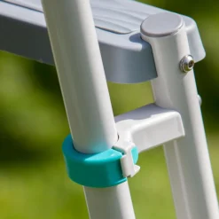 GRE - Escalera de 134 cm para piscinas de 120-132 cm