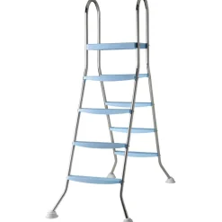 GRE - Escalera de 142 cm para piscinas de 132 cm* Accesorios|Piscinas