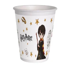 HARRY POTTER - 8 vasos de cartón* Artículos De Fiesta Y Regalos