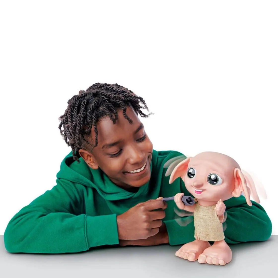 SPIN MASTER Harry Potter - Muñeco interactivo de Elfo Dobby con sonidos y frases, 21,6 cm ㅤ