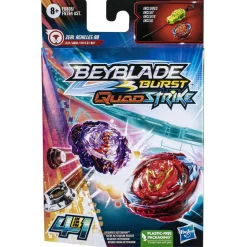 BEY BLADE Hasbro - Beyblade - Beyblade Quad Strike: juego y batalla de trompos surtidos (Varios modelos) ㅤ