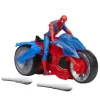 HASBRO IBERIA Hasbro - Spider-man - Moto Arácnida Spider-Man - Set de Juego con Figura y Proyectiles ㅤ* Figuras De Acción