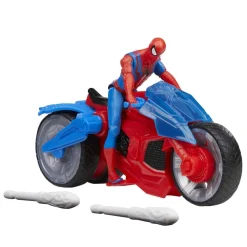 HASBRO IBERIA Hasbro - Spider-man - Moto Arácnida Spider-Man - Set de Juego con Figura y Proyectiles ㅤ* Figuras De Acción