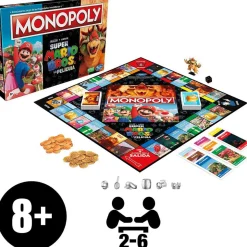 TOYS "R" US Hasbro - Super Mario - Monopoly edición película Super Mario Bros con token Bowser* Friki Zone|Juegos Y Puzzles