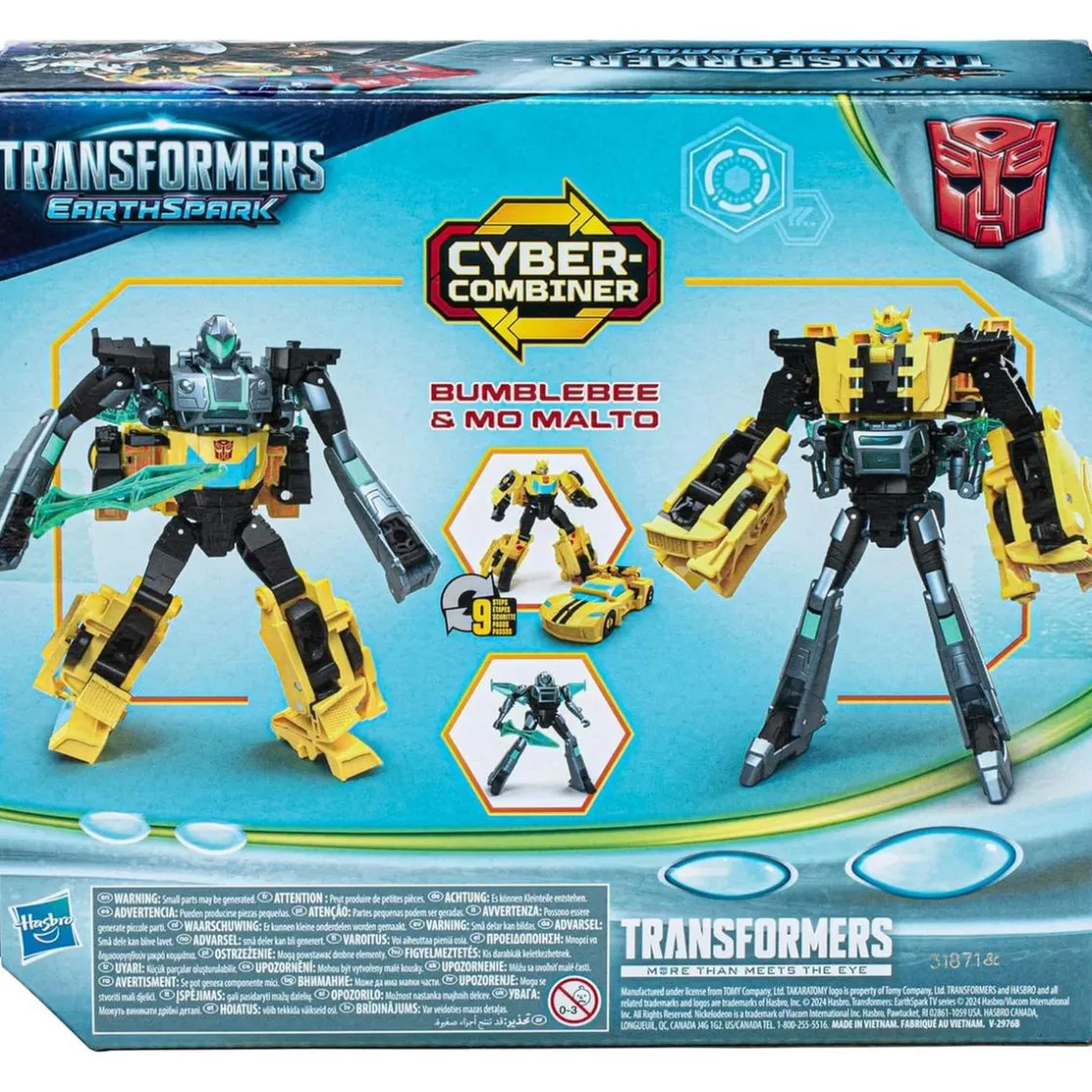 HASBRO IBERIA Hasbro - Transformers - EarthSpark Bumblebee y Malto Cyber ㅤ