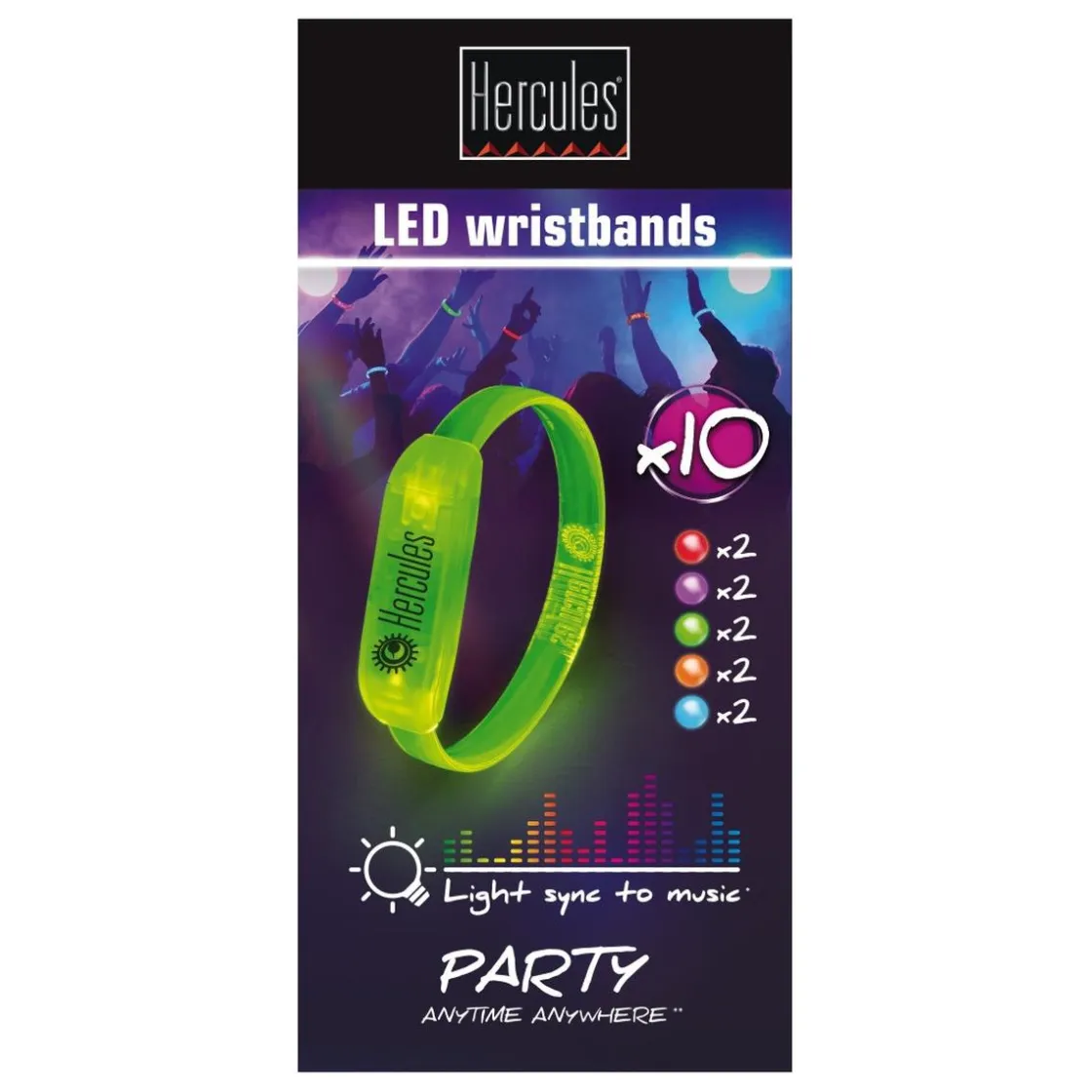 TOYS "R" US Hercules - LED Wristband pack 10