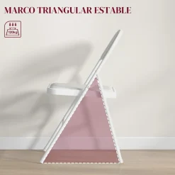 Homcom - 2 sillas plegables Blanco