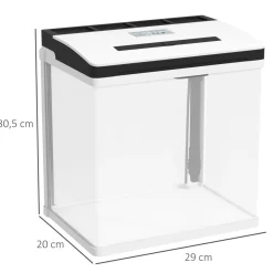 PawHut Homcom - Acuario 13L con filtro e iluminación* Steam