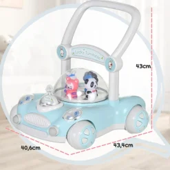 AIYAPLAY Homcom - Andador Azul para bebés* Entretenimiento·Andadores