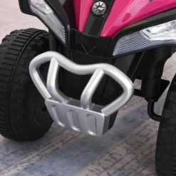 Homcom - Andador Quad Cuatrimoto Rosa* Vehículos De Batería O A Pedales