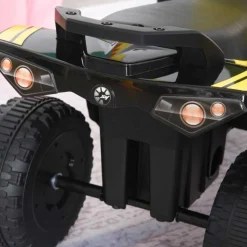 Homcom - Andador Quad Cuatrimoto Amarillo* Vehículos De Batería O A Pedales