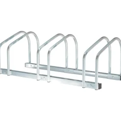 Homcom - Aparcamiento para 3 bicicletas Plata* Bicicletas