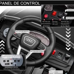 Homcom - Audi RS Q8 eléctrico* Vehículos De Batería O A Pedales