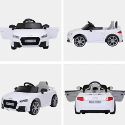 Homcom - Audi TT eléctrico blanco