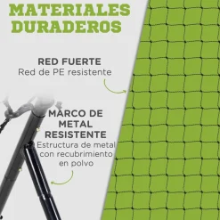 Homcom - Back stop portátil de béisbol